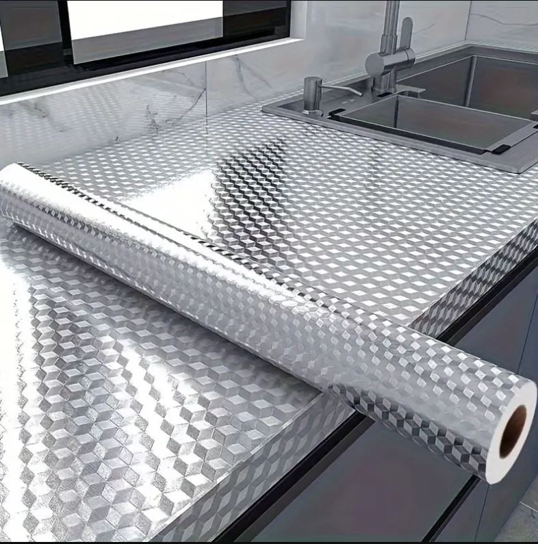 Folie autoadeziva aluminiu